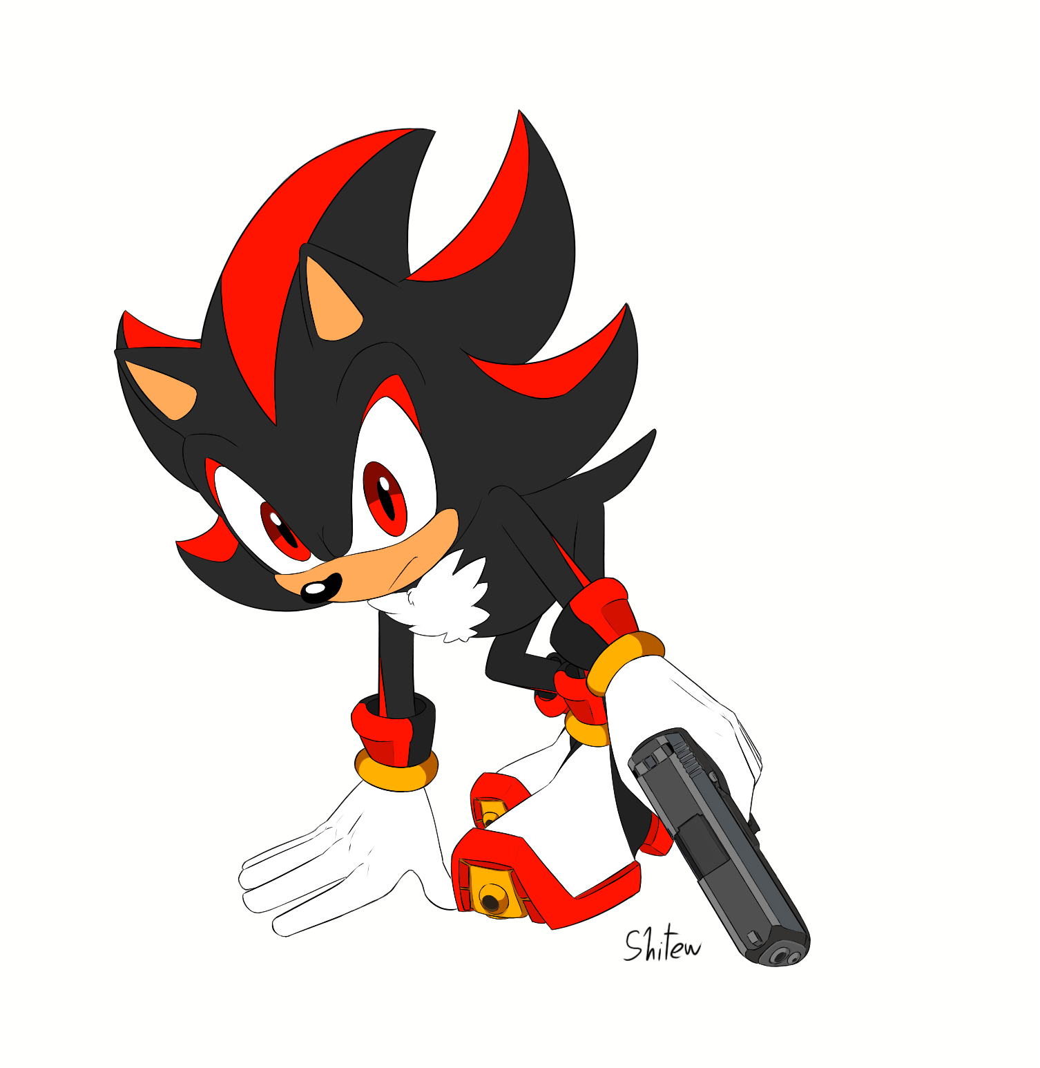 Shadow but gun by NDXDirectorsCut on DeviantArt