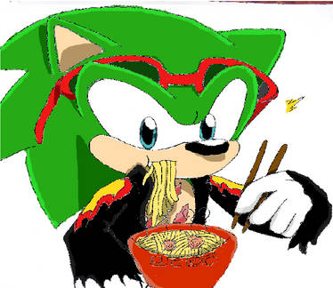 scourge eating RAMEN