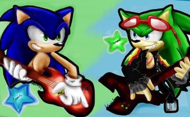 let's rock sonic and scourge