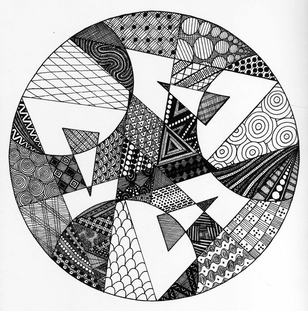 Geometric Zendala by elistax9 on DeviantArt
