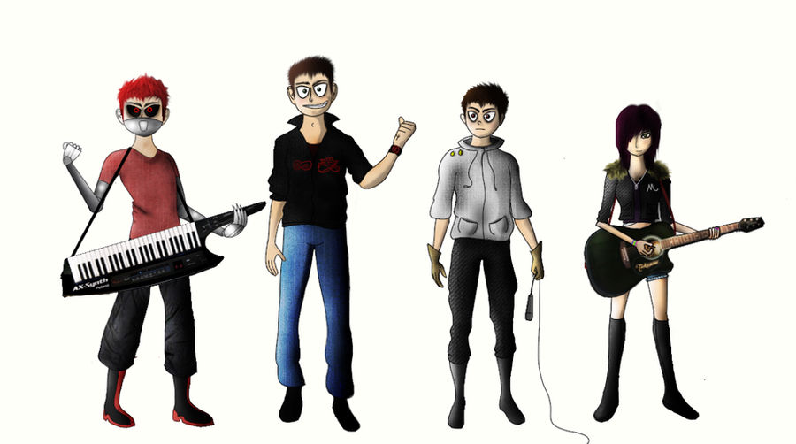 Complex Band Cartoon Cartoon Band by Mightyroadrunner on DeviantArt