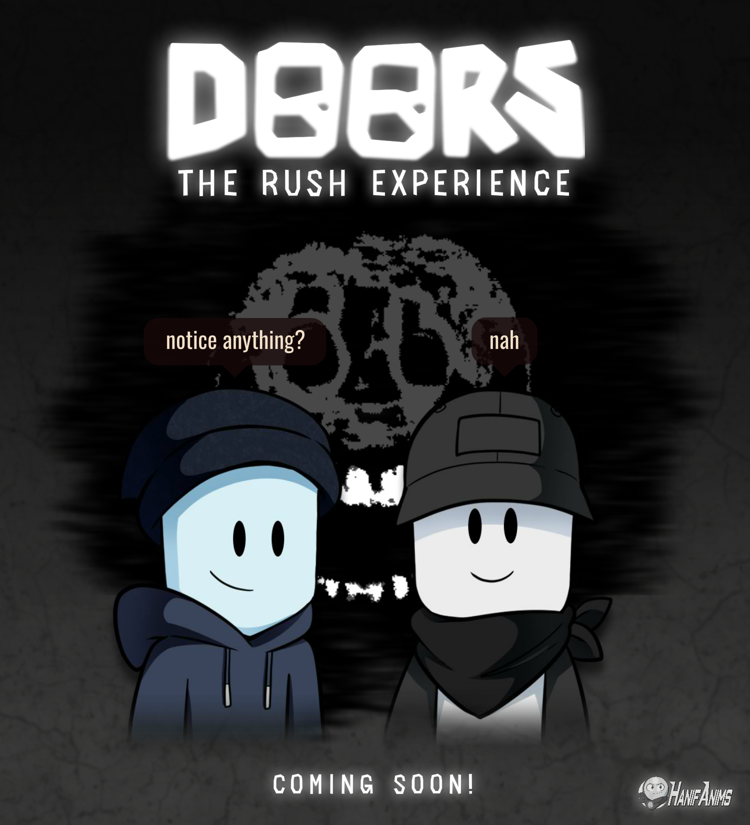 Four Faces of Rush - Roblox Doors - Roblox - Posters and Art