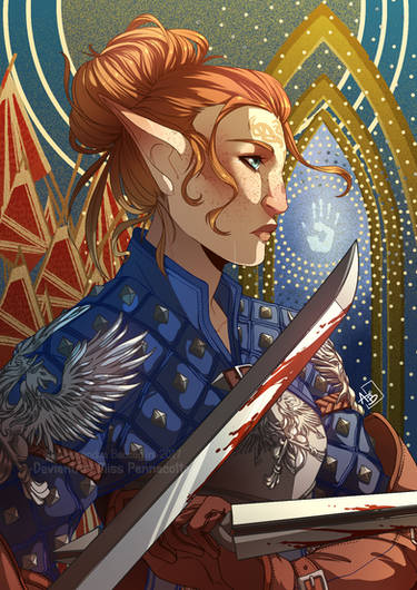 Dragon age: Warden Mahariel by Adre-es on DeviantArt