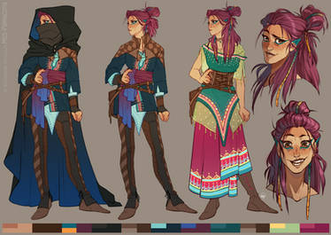 Character design: Half-elf