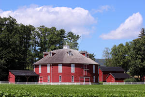 Red Round Barn