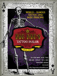 tattoo parlor Poster-Design Cuts freebies tutorial by Maggiesdaisy