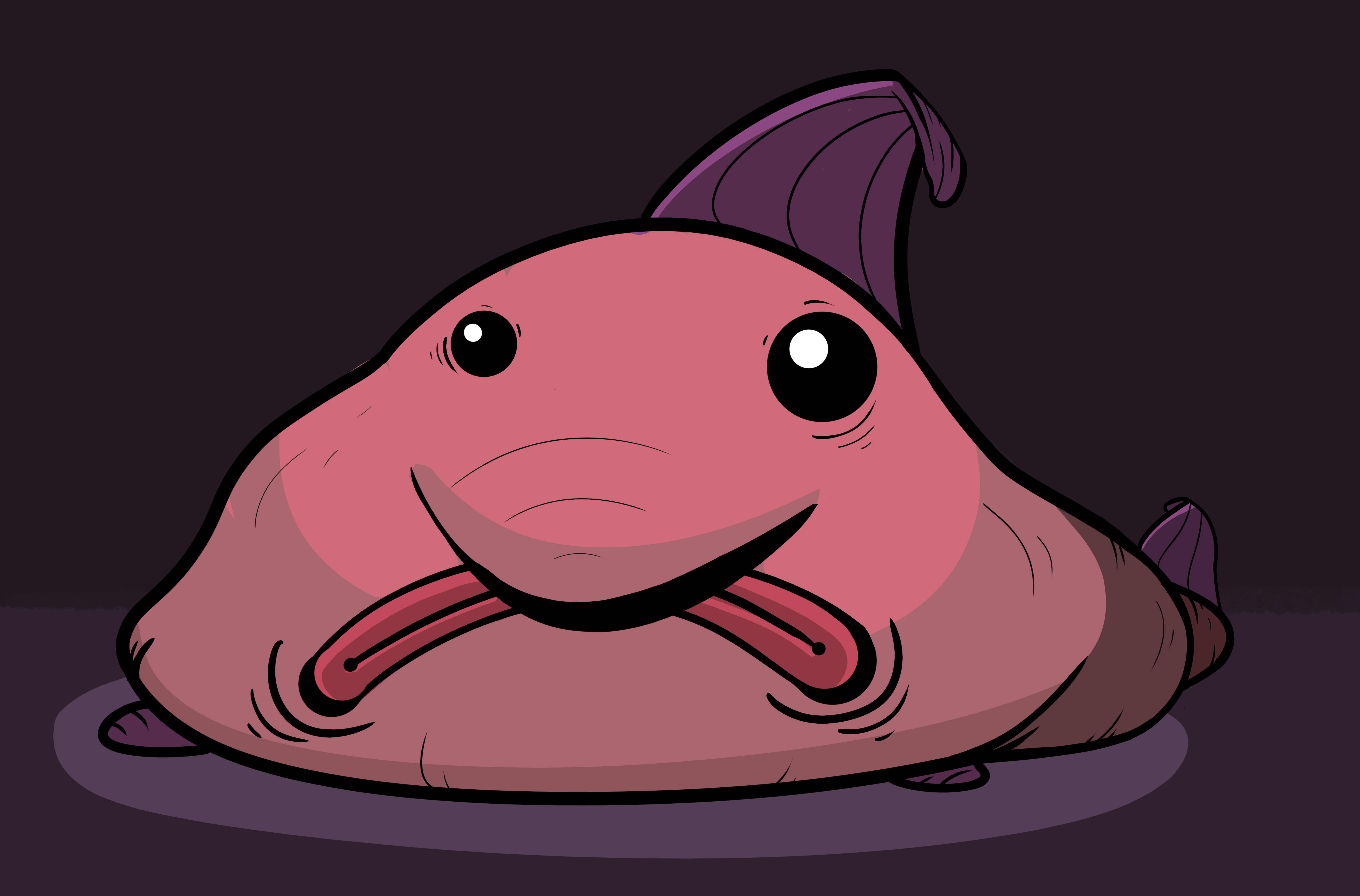 Mr. Blob Fish by ShiftyCatProductions on DeviantArt