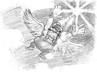 Wario gets his wings.