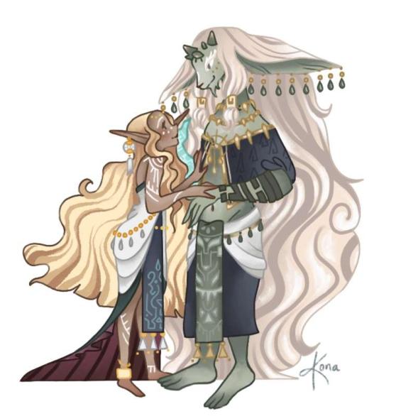 King Rauru and Queen Sonia by KonaFursona on DeviantArt