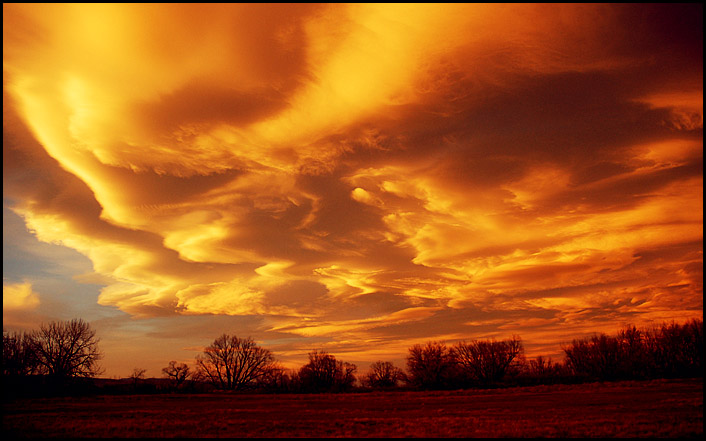 The Clouds are on Fire