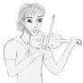 Sherlock playing Violine