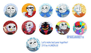 Undertale :: Buttons Set