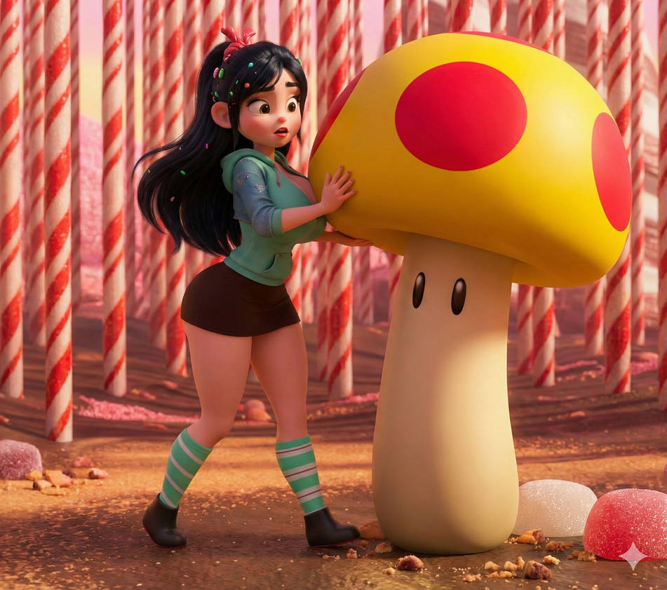 Vanellope Rabbit Vanellope and the BIG upgrade (Illustrated) by Poisentserpent on DeviantArt