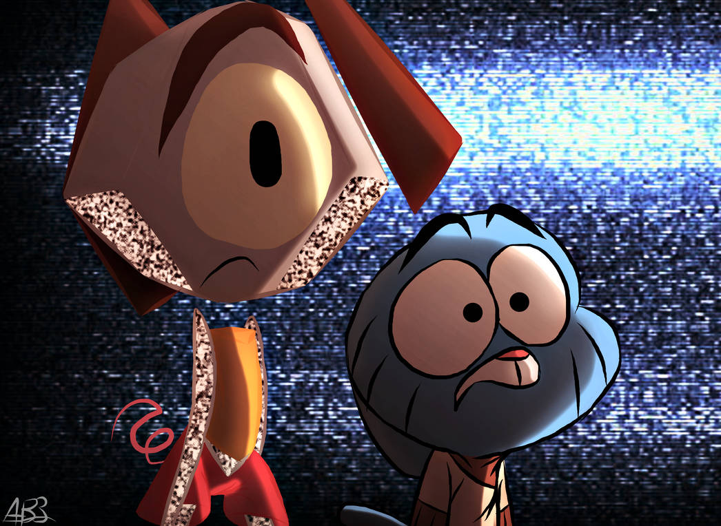Gumball and Rob...in the Void... by Angelicbunni3 on DeviantArt