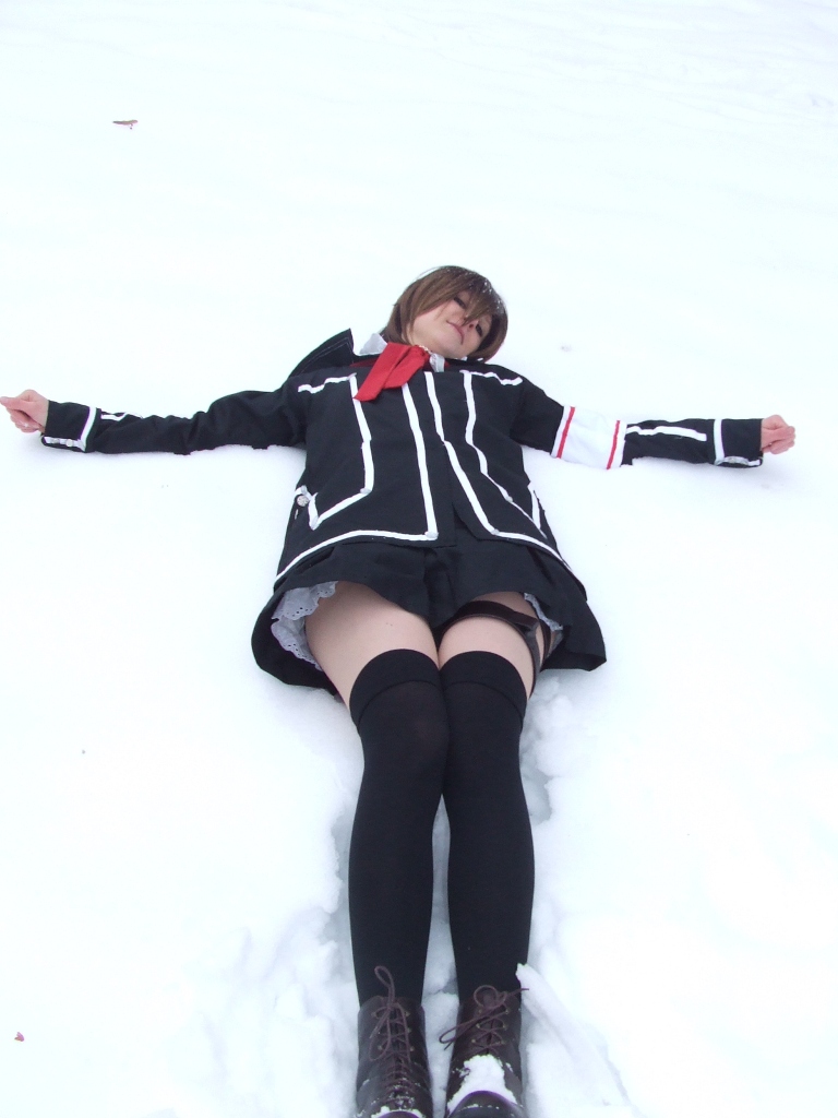 Yuuki in snow