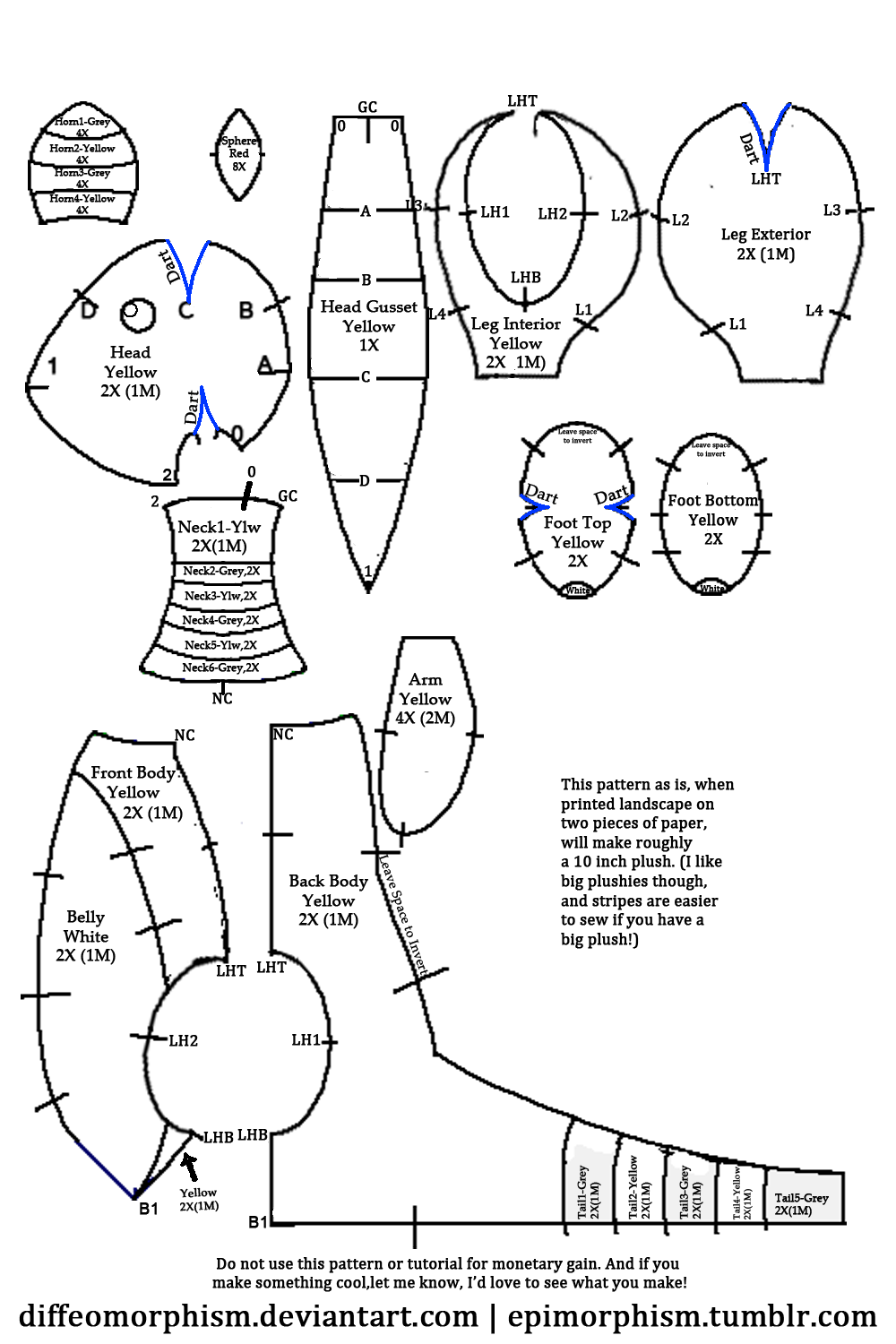 Ampharos Plush Pattern by Diffeomorphism on DeviantArt ampharos-plush-pattern-by-diffeomorphism-on-deviantart