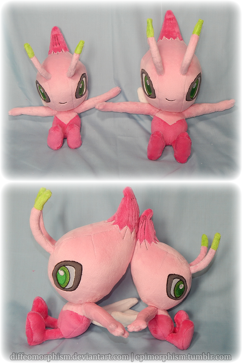Shiny online celebi plush
