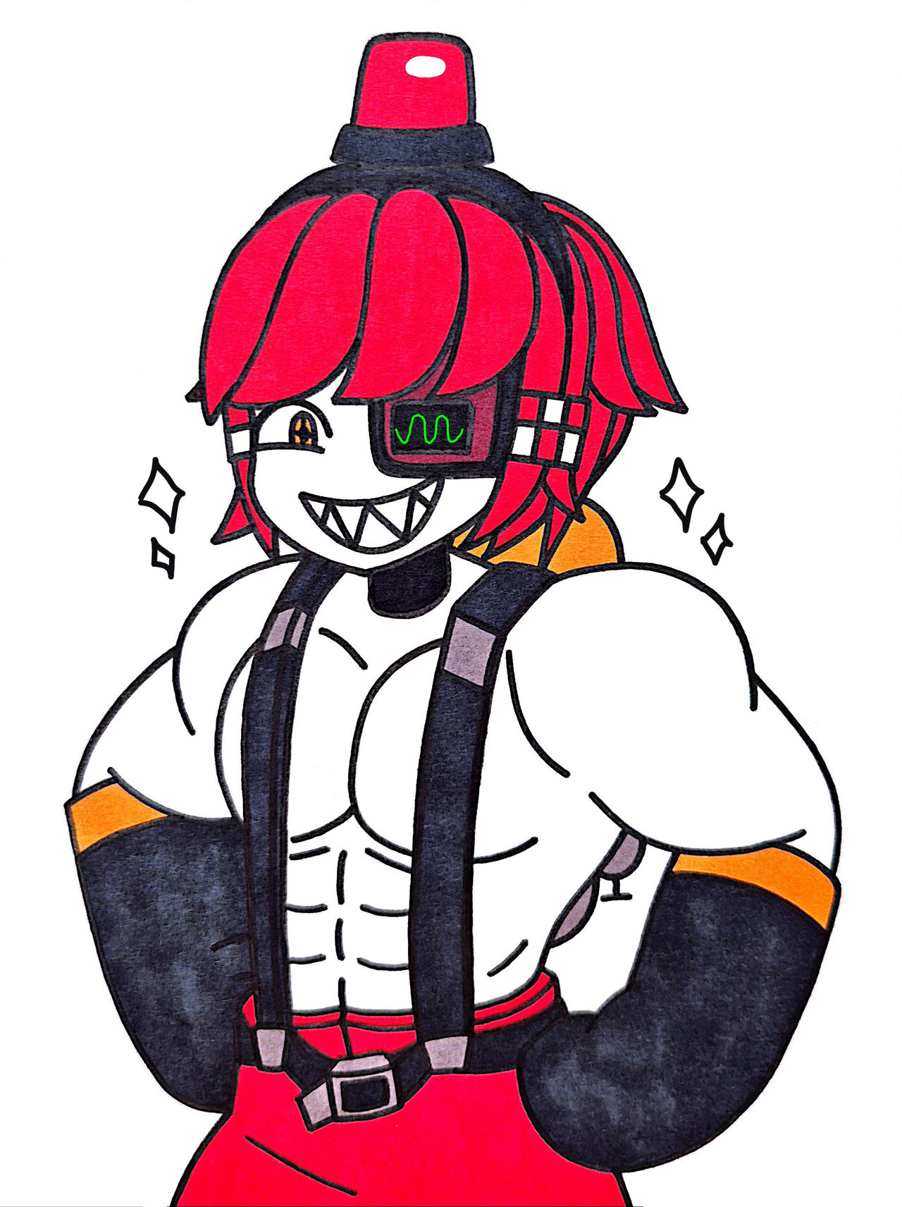 Blue Muscle Pyro Muscle mimi pyro by HaggardNanachi on DeviantArt