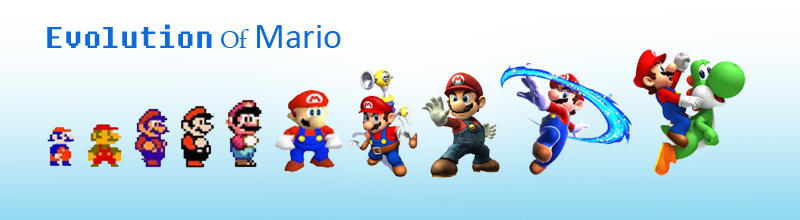 Polygon Evolution Mario Evolution Of Mario by Modernerd on DeviantArt