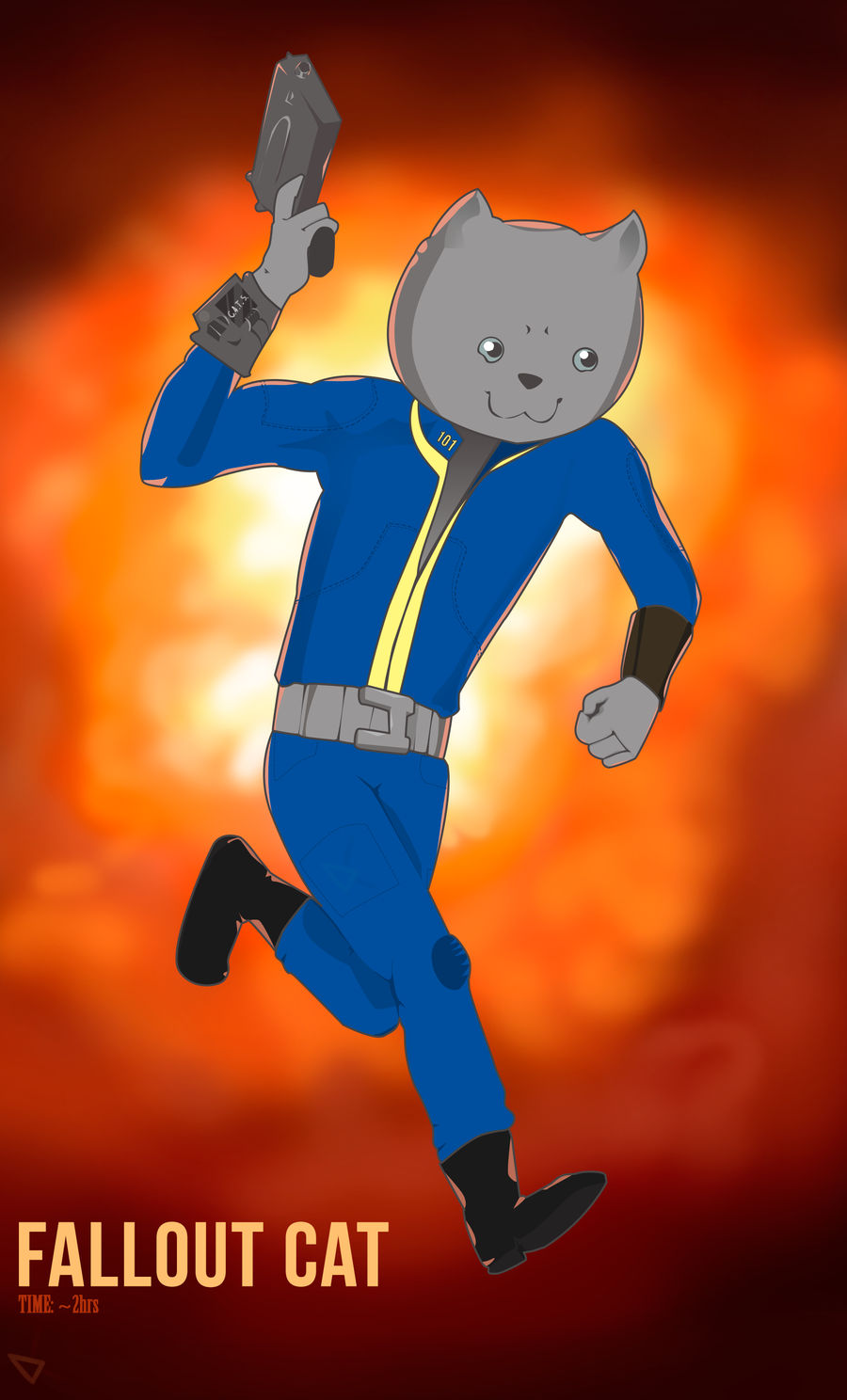 Fallout Cat by TheLethED on DeviantArt