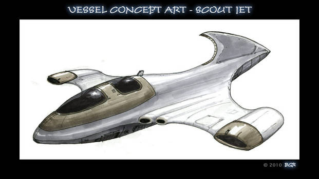 Scout jet - vessel concept art