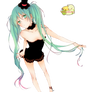 Miku Hatsune Render - Vocaloid