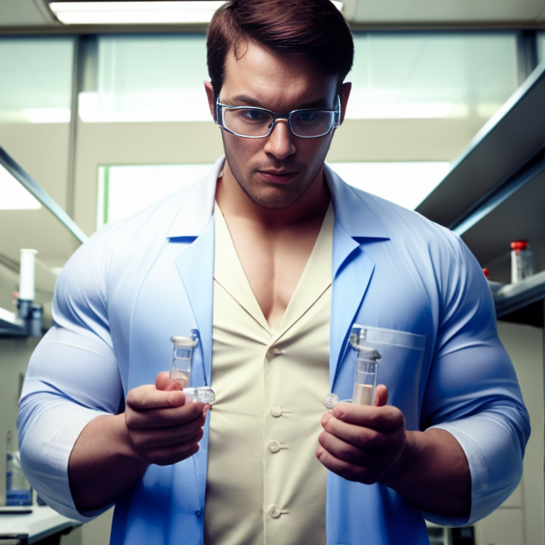 Buff Scientist Big Science by dreambigabi on DeviantArt