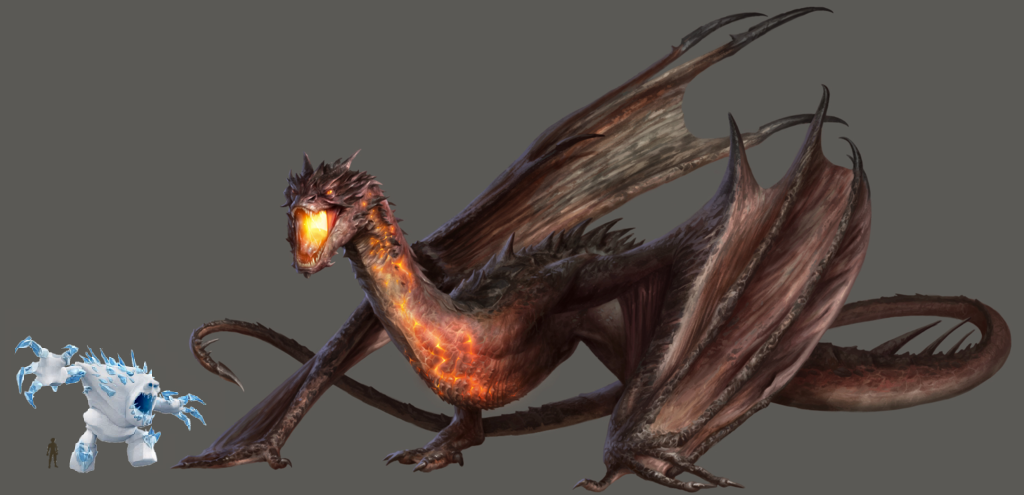 Pyro Raptor Size Smaug/Marshmallow size comparison by Pyro-raptor on DeviantArt