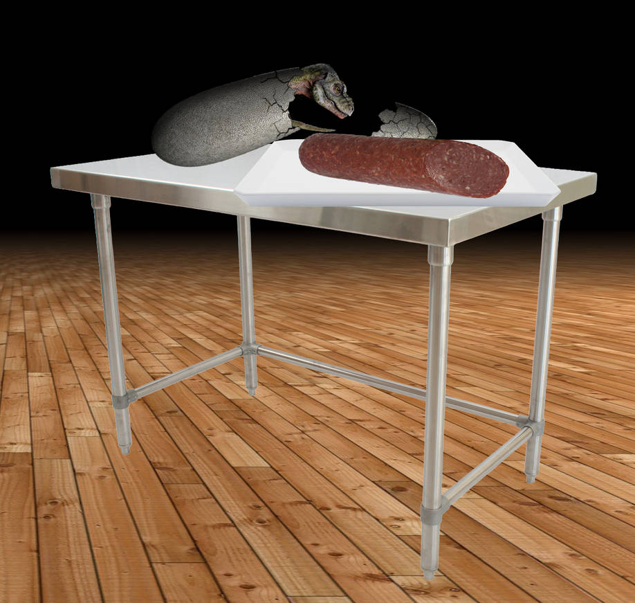 baby t-rex hatching from an egg with salami by Pyro-raptor on DeviantArt