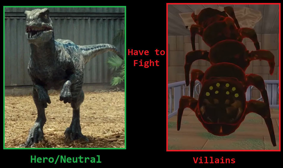 Blue Vs Riptor What If Blue The Raptor Have To Fight Specimen 3? by Pyro-raptor on ...