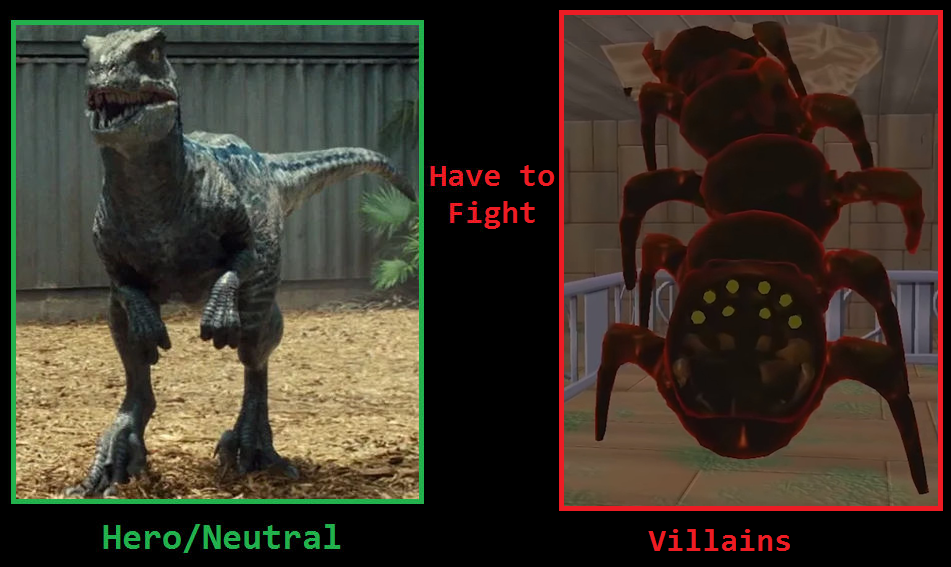 Red Raptor Vs. Blue Raptor What If Blue The Raptor Have To Fight Specimen 3? by Pyro-raptor on ...