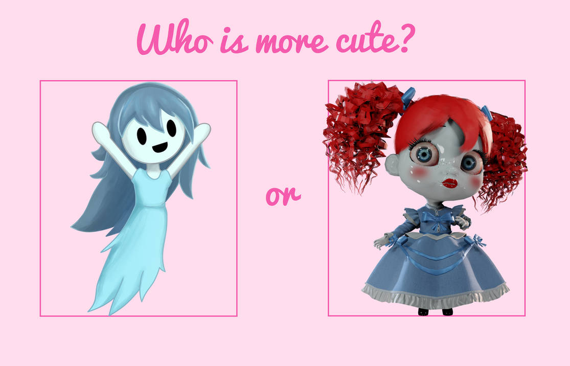 Pyro Raptor Cute Who Is More Cute? Spooky the ghost girl or Poppy? by Pyro-raptor on ...