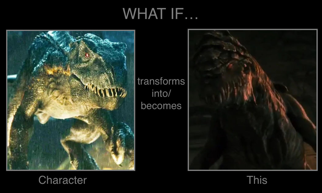 What if the Indoraptor transforms into that dragon by Pyro-raptor on ...
