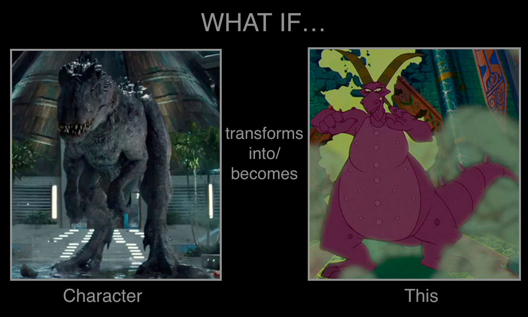 What if the Indominus Rex transforms into a dragon by Pyro-raptor on ...