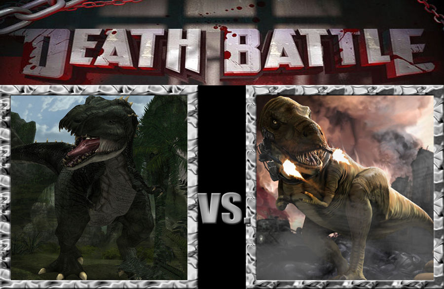 T-Rex vs T-Rex (Tomb Raider vs Dino D-Day) by Pyro-raptor on DeviantArt