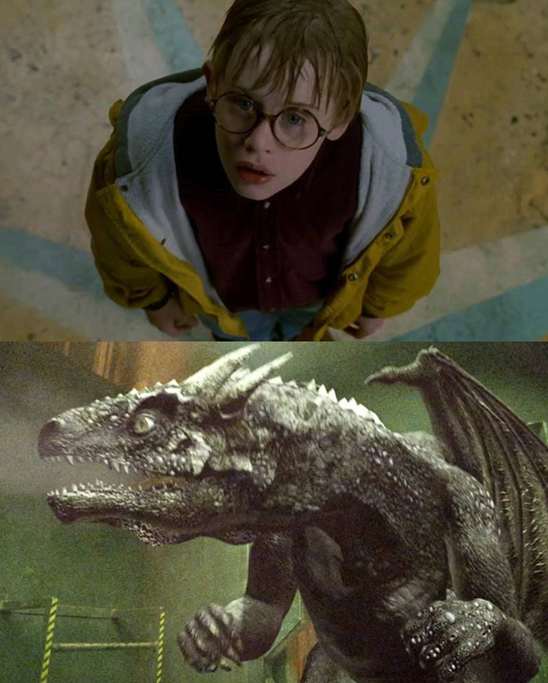 Richard Tyler looks up at the titular Syfy dragon by Pyro-raptor on ...