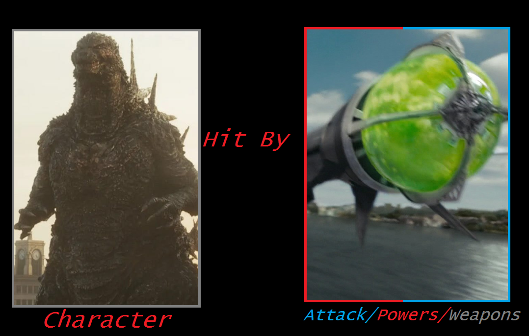 What if Godzilla (Minus 1) hit by Nanomite warhead by Pyro-raptor