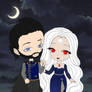 Chibi Lord Solomon X Lady Natalia