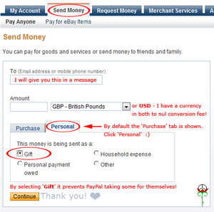 PayPal - Sending Monies How2
