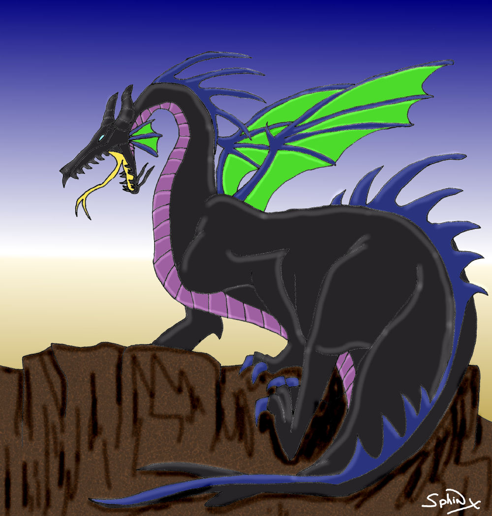 Maleficent as a Dragon