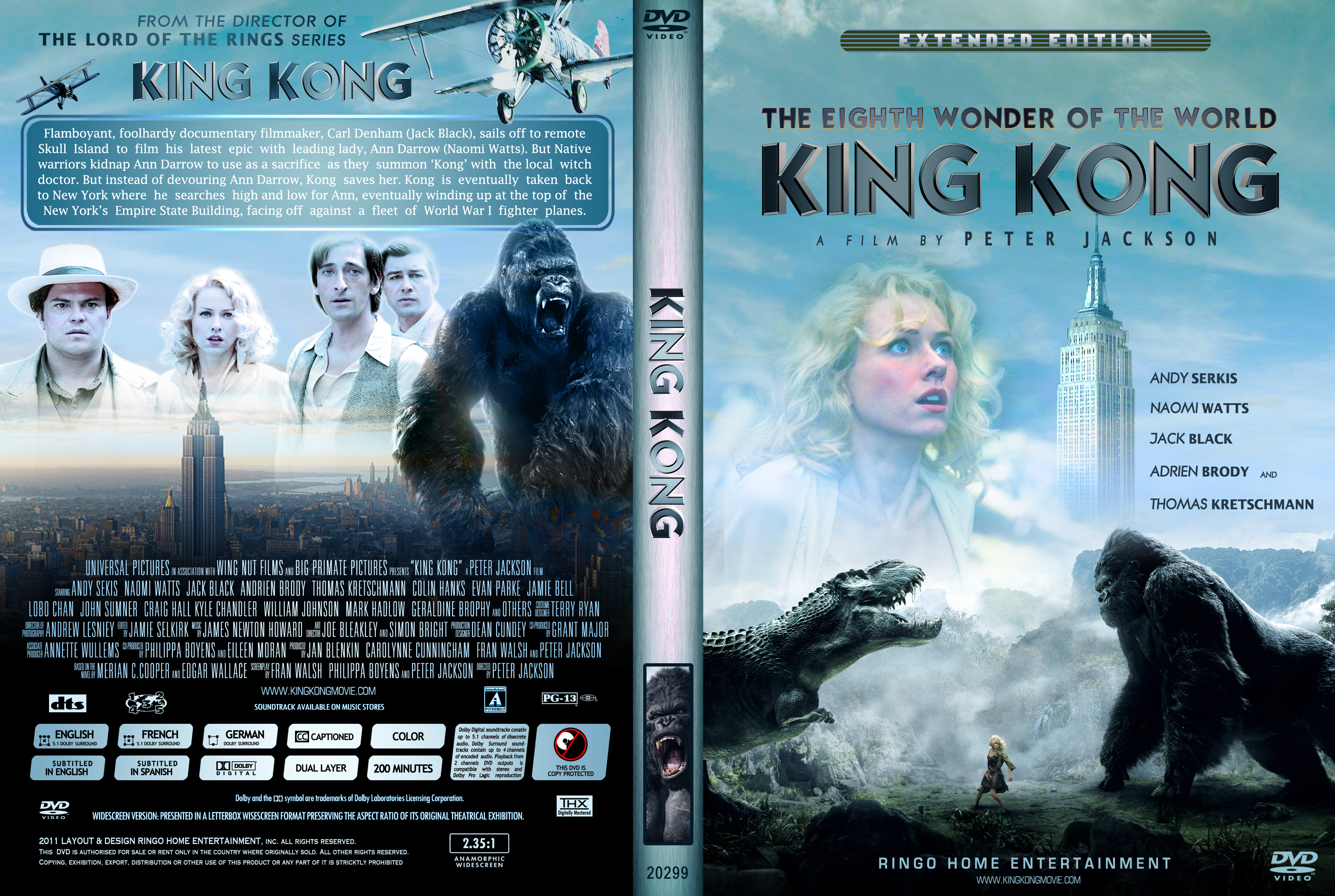 King kong new empire. Covers DVD Кинг Конг 2005. Кинг Конг. 2005 DVD Cover обложка. Кинг Конг 2005 Постер. Кинг Конг афиша.