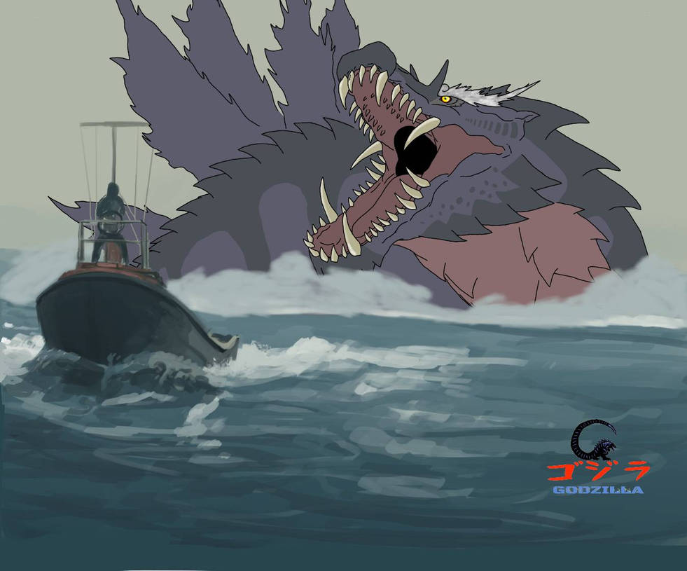 My Goji from GODZILLA PANTHEONS chasing the boat by Godzilla5959 on ...
