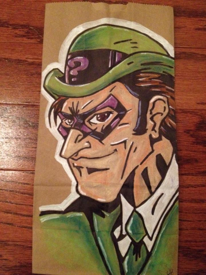 The Riddler Wallet Riddler Bag by DanGreavesArt on DeviantArt