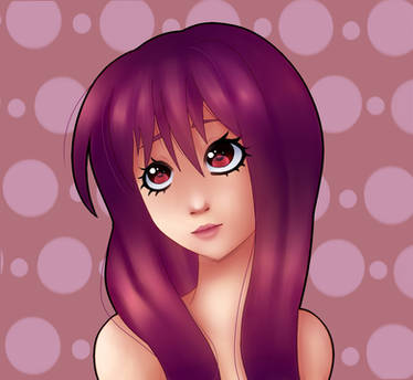 Drawing of a anime girl with long hair by Neeyellow on DeviantArt