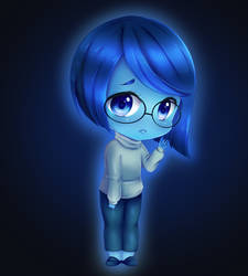 Chibi Sadness Inside Out