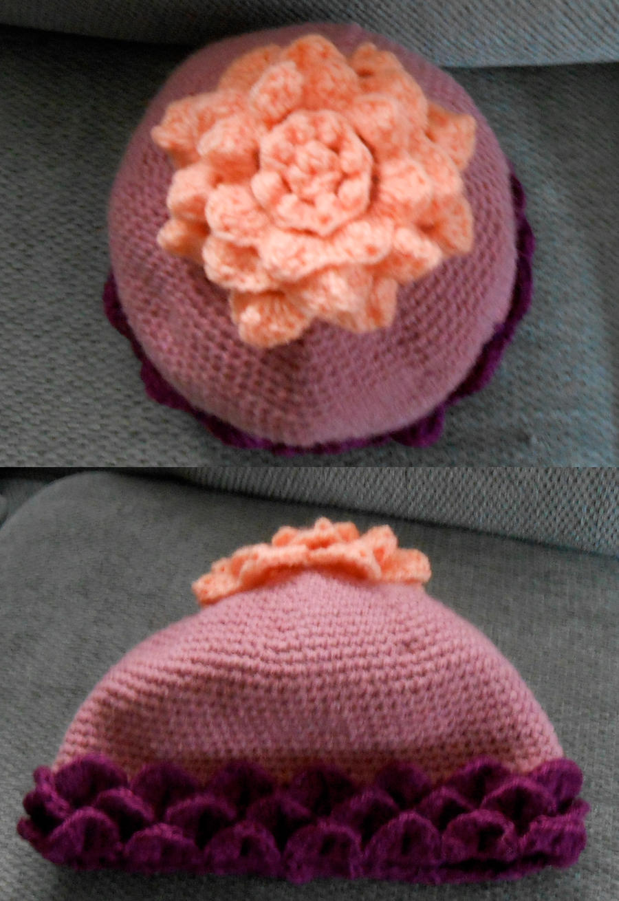 Crochet Flower Hat