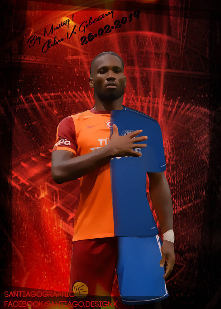 Draw Drogba Didier Drogba Vector Draw And Wallpaper Work. by santiagodesignx on ...