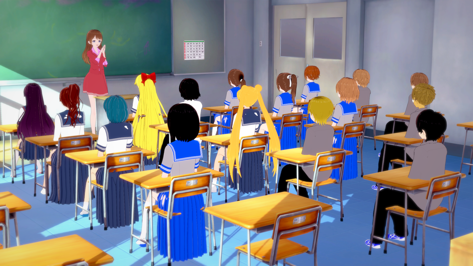 Anime classroom by anasofoz on DeviantArt