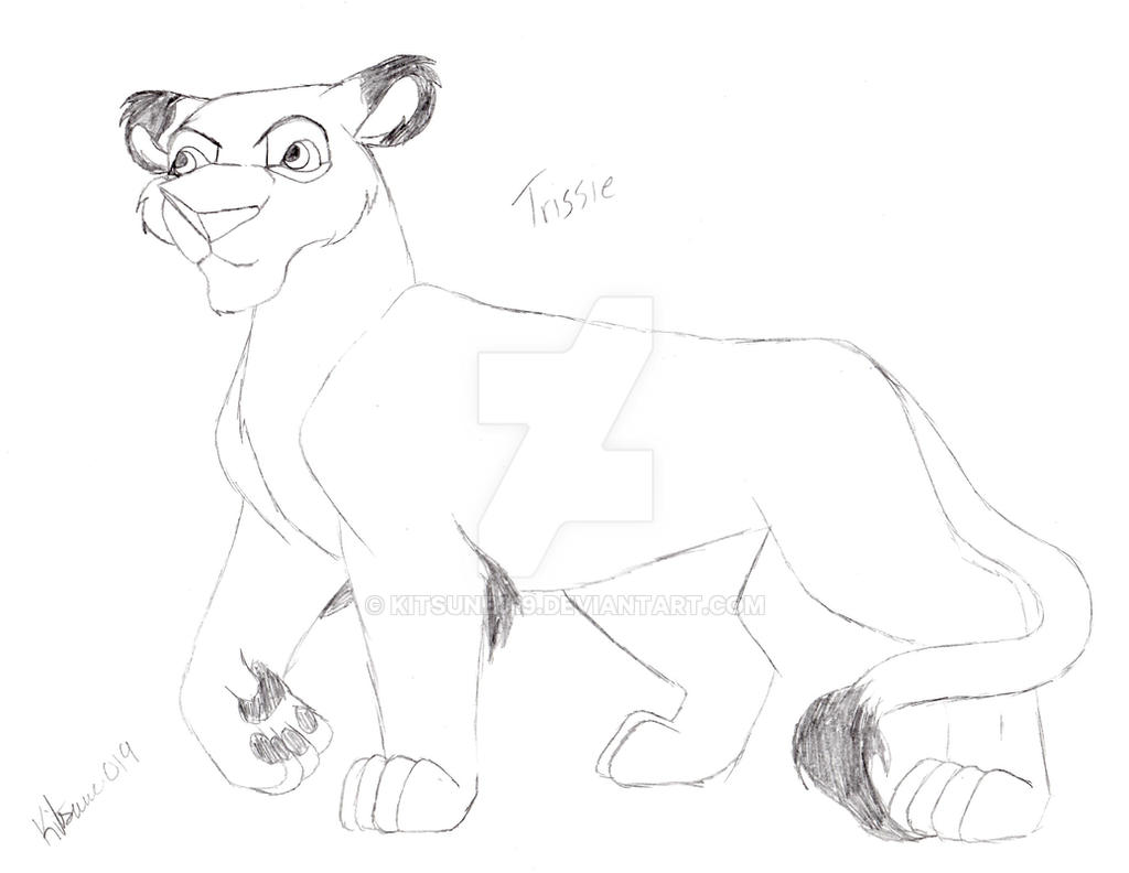 Trissie Rost Pencil Sketch of Trissie by kitsune019 on DeviantArt