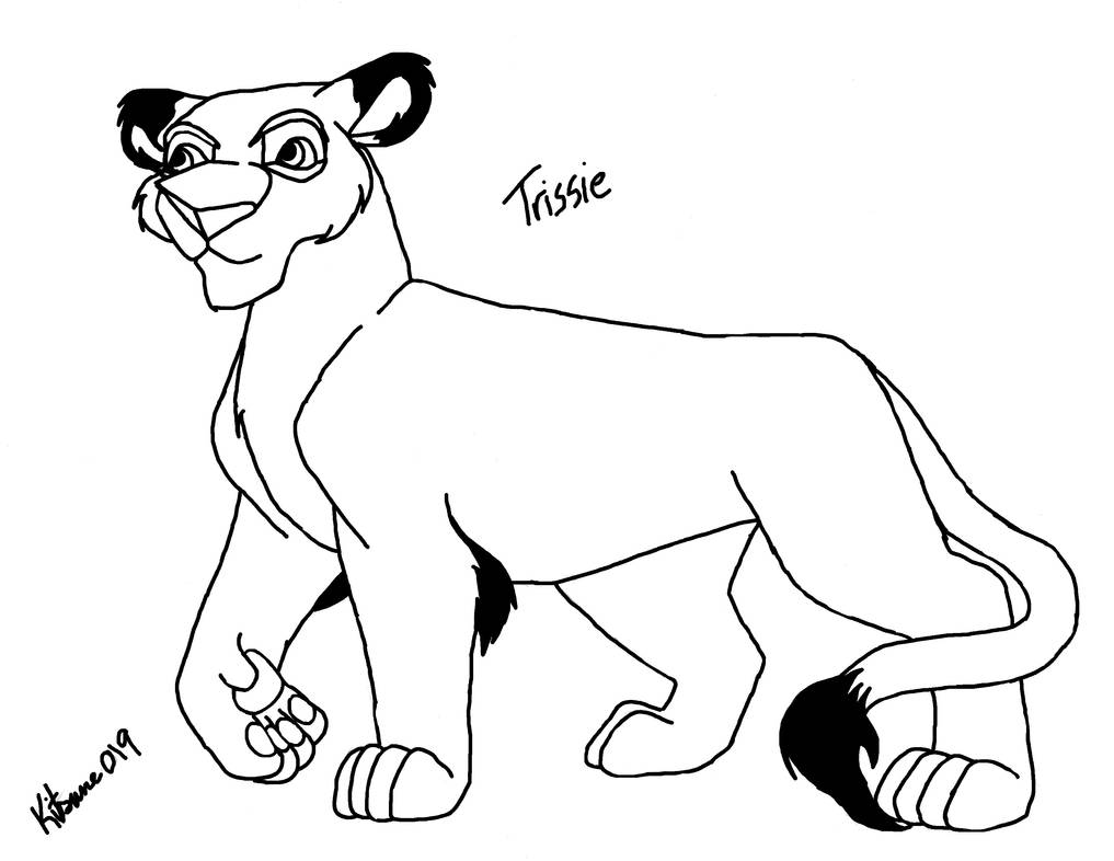 Trissie Rost Trissie Line-Art by kitsune019 on DeviantArt
